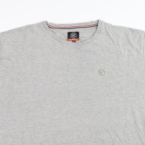 Le Breve Mens Grey    T-Shirt Size 4XL