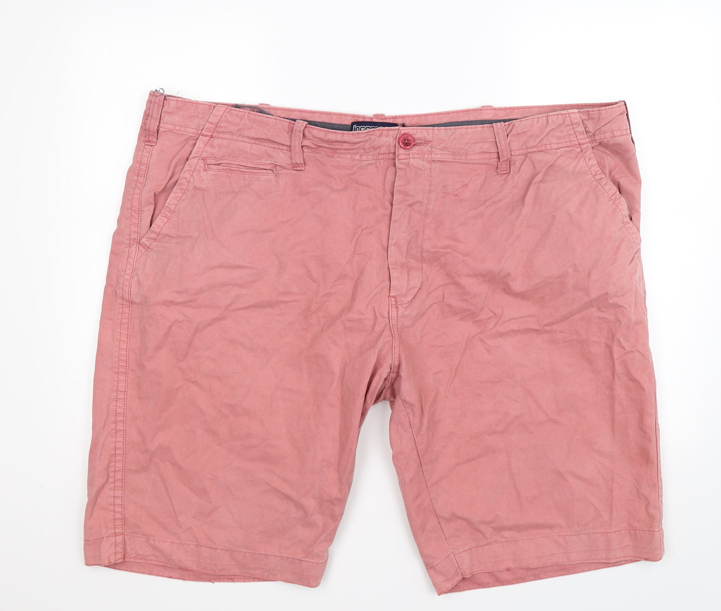 Jacamo Mens Pink   Chino Shorts Size 48