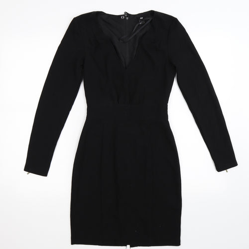 H&M Womens Black   Bodycon  Size 6