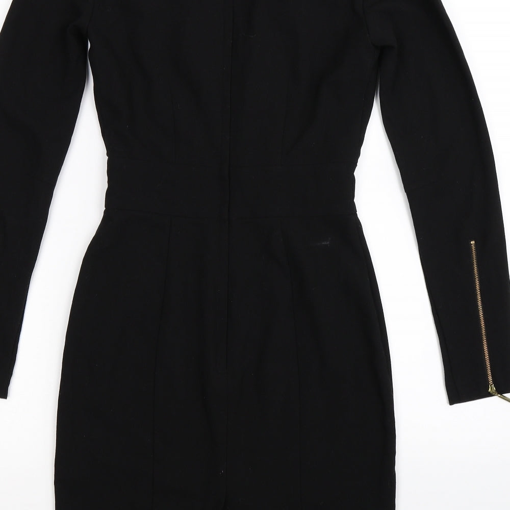 H&M Womens Black   Bodycon  Size 6