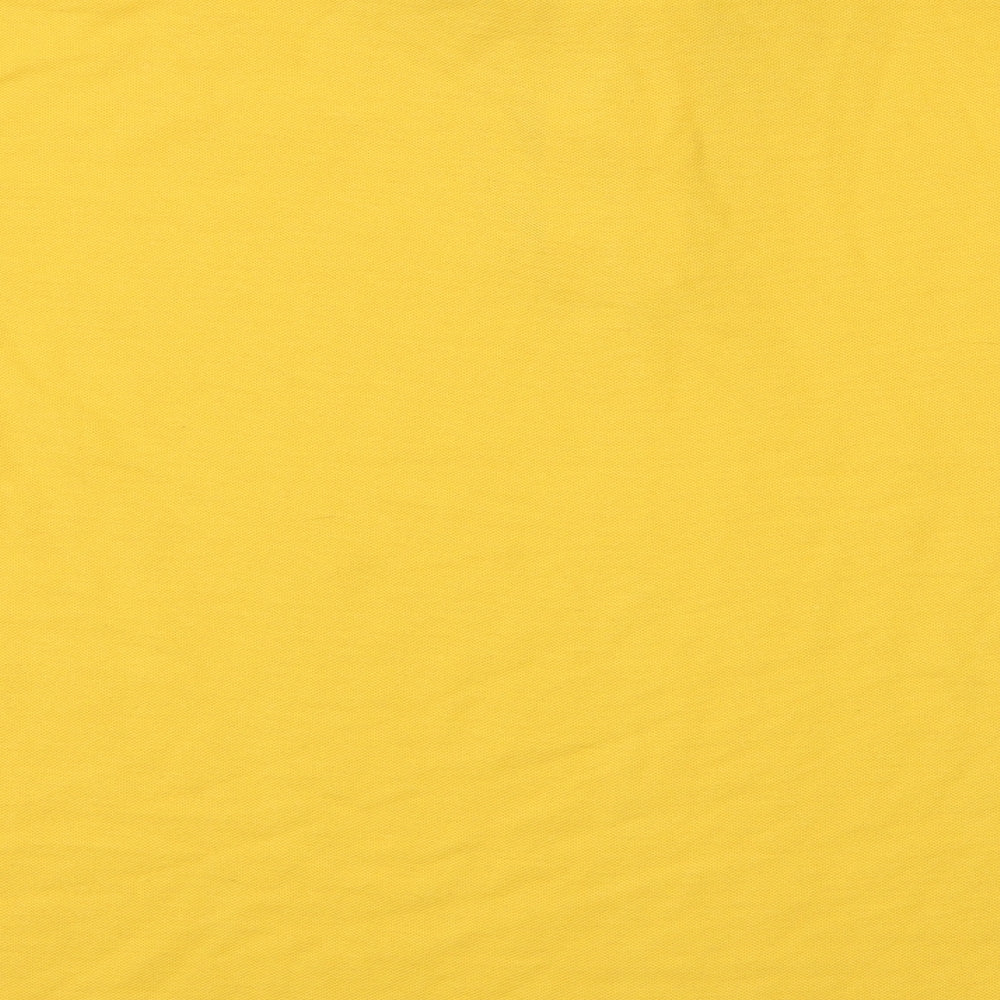 Highpoint Mens Yellow  Jersey  Polo Size M