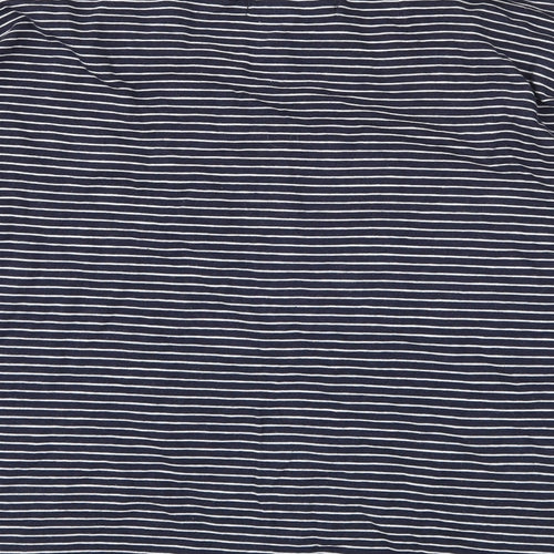 Atmosphere Womens Blue Striped Jersey Basic T-Shirt Size 10