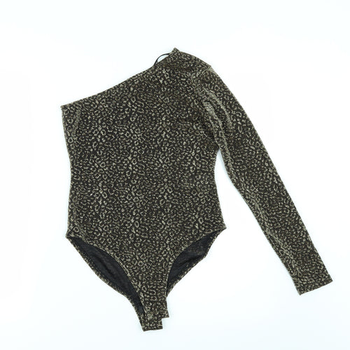 Primark Womens Gold   Bodysuit One-Piece Size XS