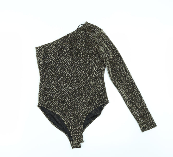Primark Womens Gold   Bodysuit One-Piece Size XS