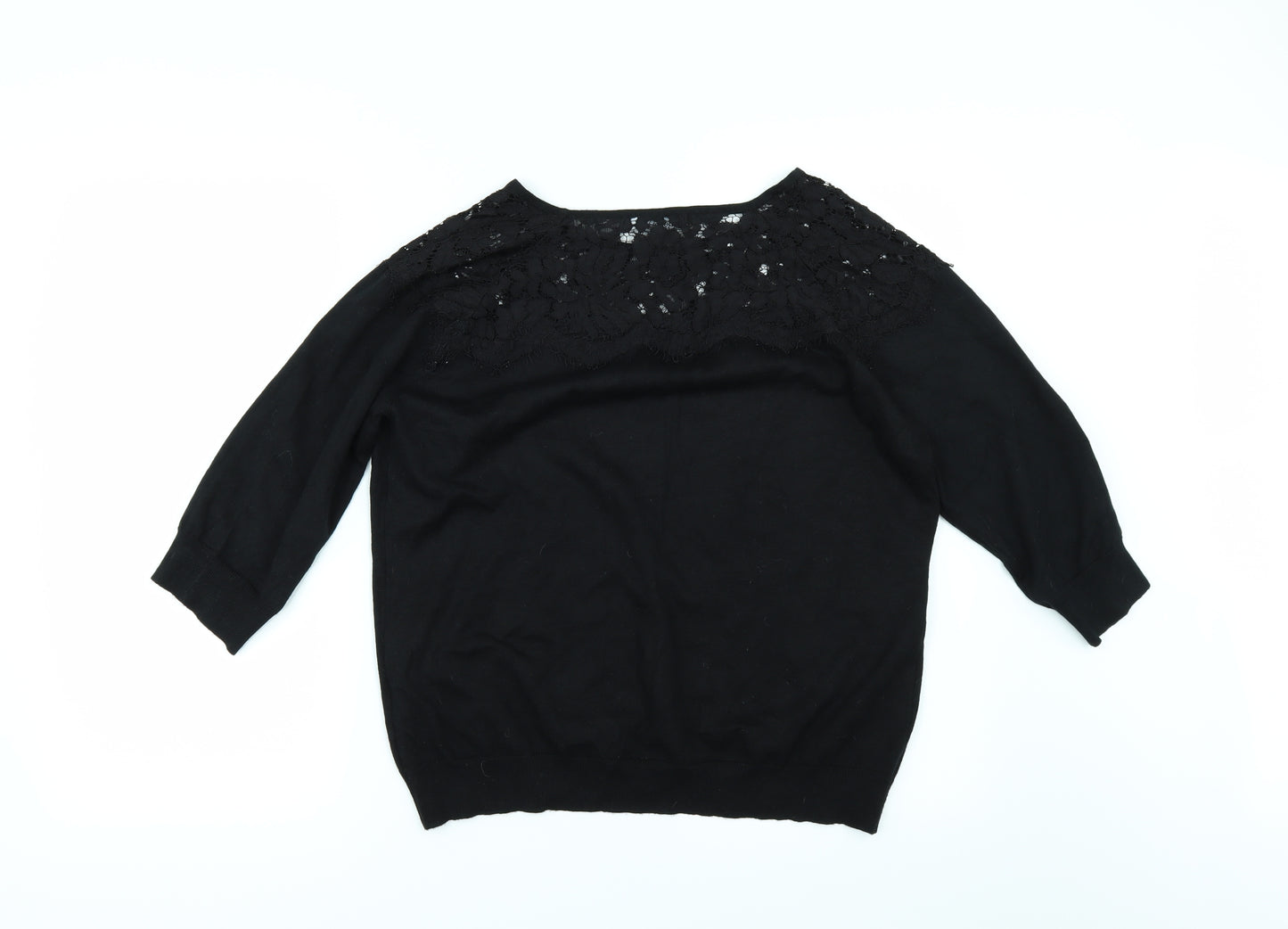 Bonmarché Womens Black   Basic T-Shirt Size S