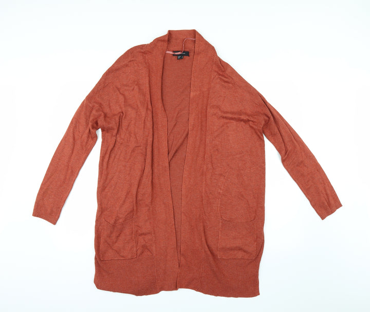 Atmosphere Womens Orange Cardigan Jumper Size 8