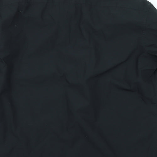 F&F Mens Black    Dress Shirt Size 16