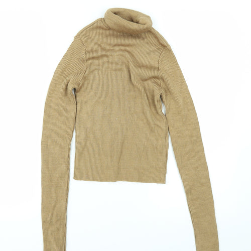 Miss Selfridge Womens Beige   Pullover Jumper Size 8