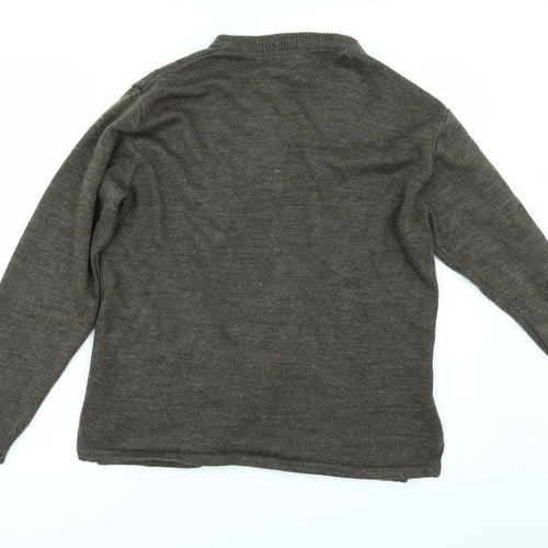 Sarah Dunnway Womens Brown   Cardigan Jumper Size L
