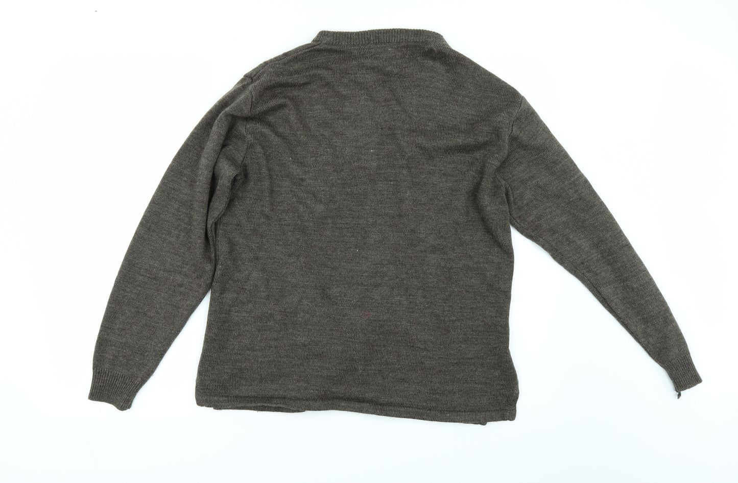 Sarah Dunnway Womens Brown   Cardigan Jumper Size L