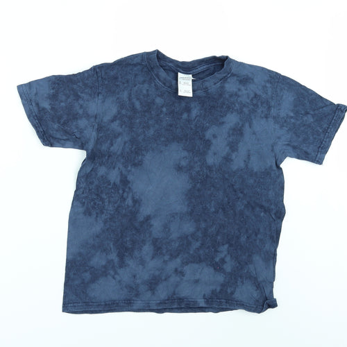 Gildan Boys Blue   Basic T-Shirt Size 9-10 Years