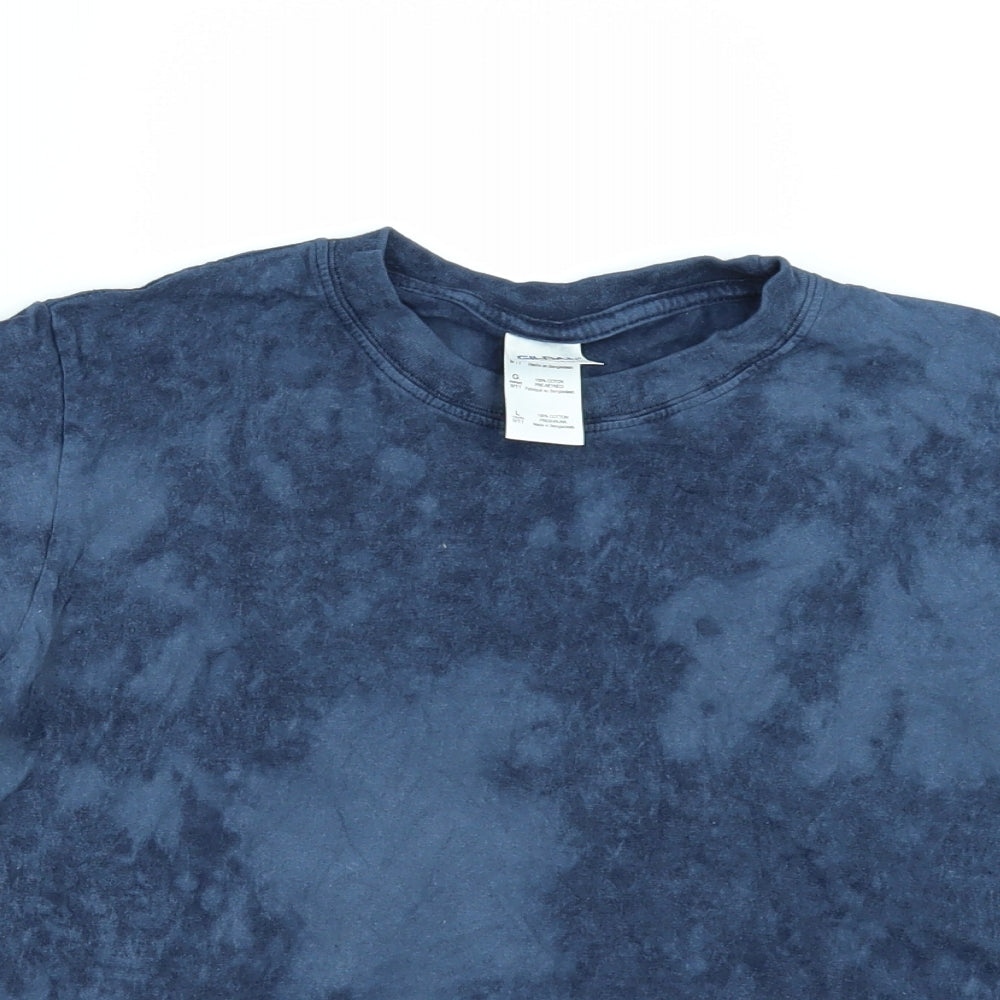 Gildan Boys Blue   Basic T-Shirt Size 9-10 Years