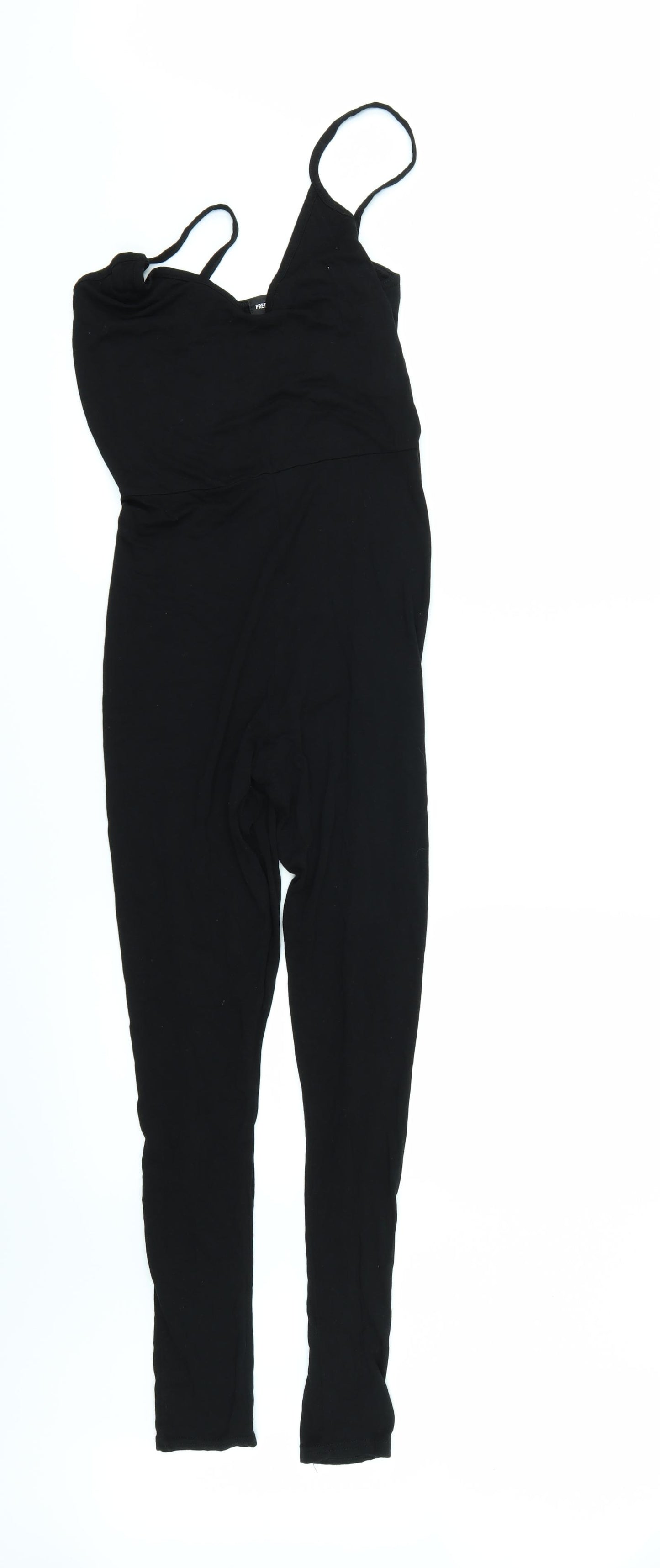 PRETTYLITTLETHING Womens Black   Jumpsuit One-Piece Size 14