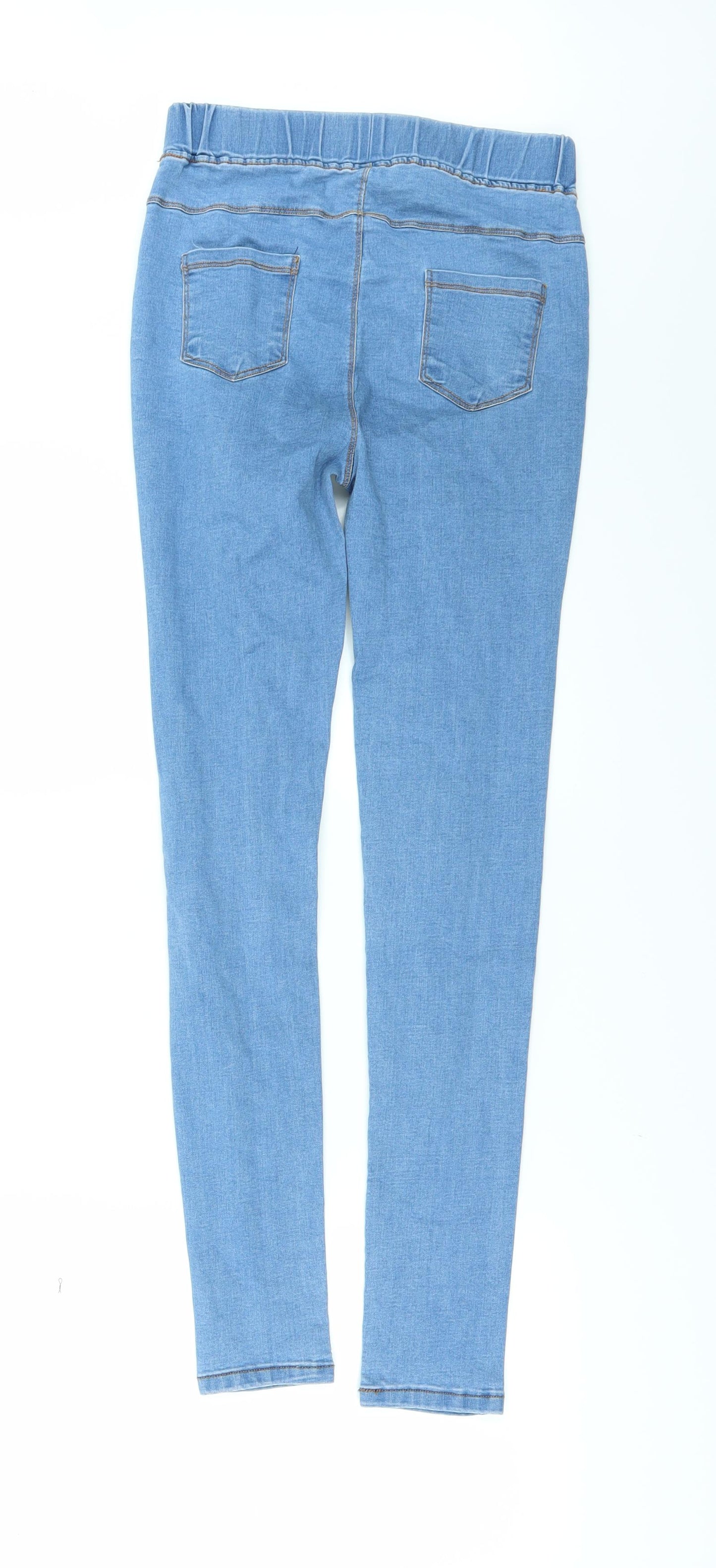 V&F Womens Blue  Denim Jegging Jeans Size M L27 in