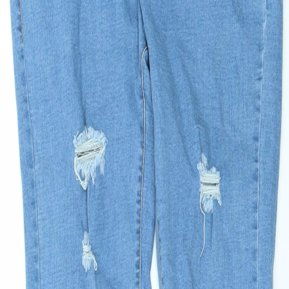 V&F Womens Blue  Denim Jegging Jeans Size M L27 in