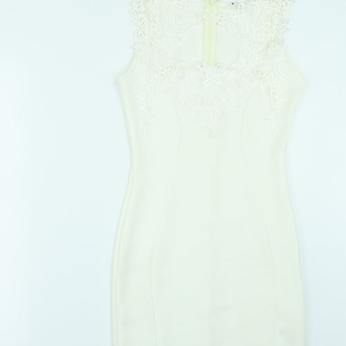 Miss Faceless Womens Ivory   Bodycon  Size 8