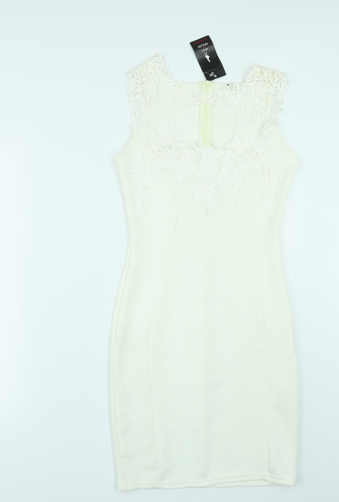 Miss Faceless Womens Ivory   Bodycon  Size 8