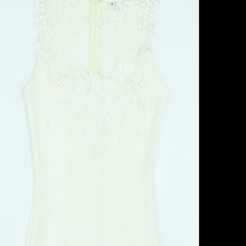 Miss Faceless Womens Ivory   Bodycon  Size 8