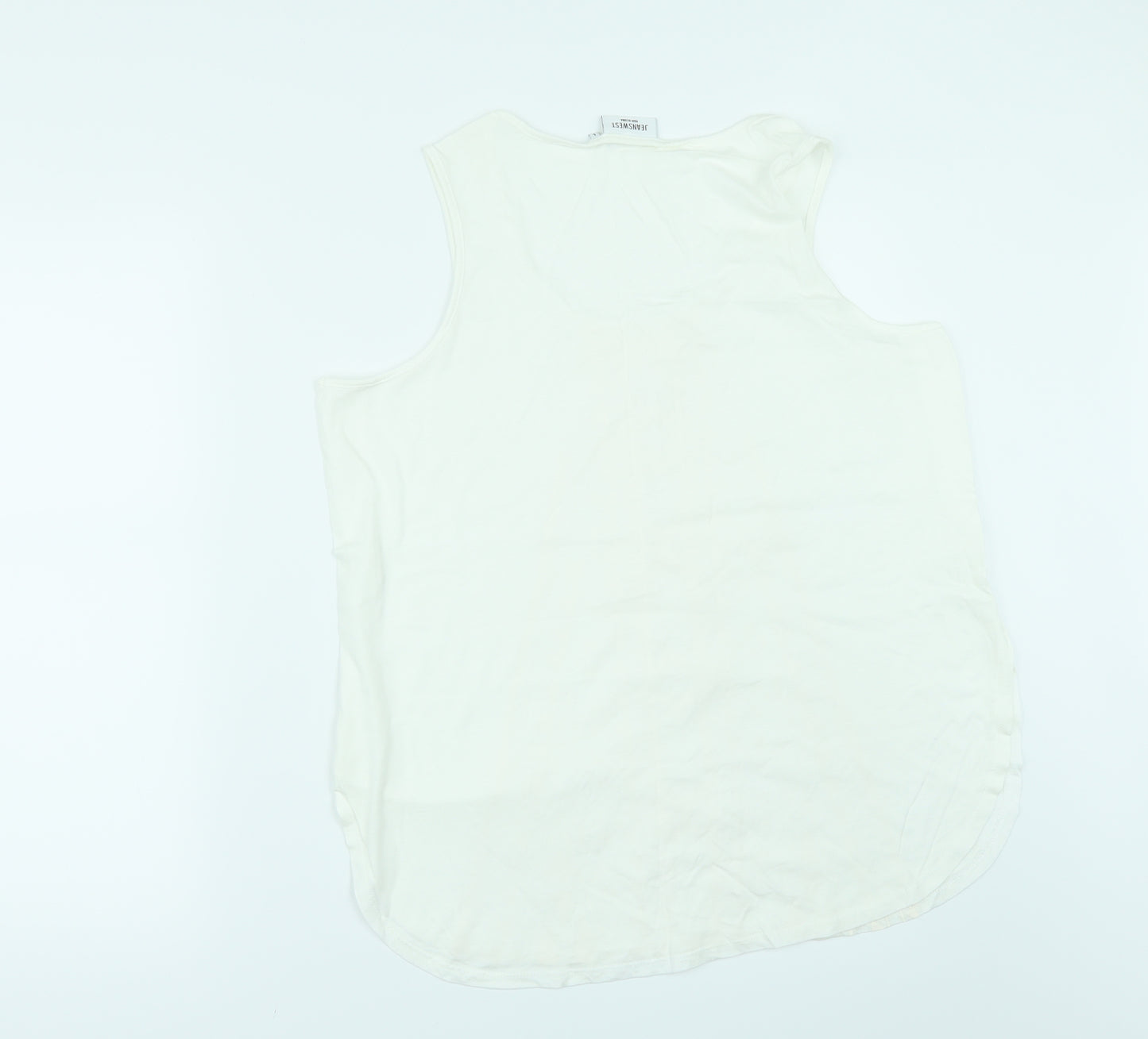 Jeanswest Womens White   Basic T-Shirt Size L