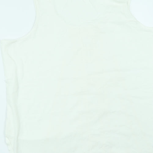 Jeanswest Womens White   Basic T-Shirt Size L