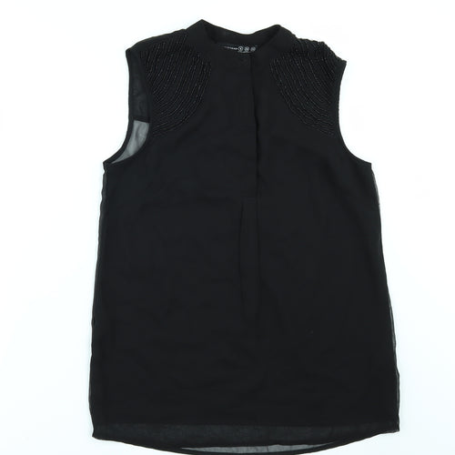 Primark Womens Black   Tunic Blouse Size 6