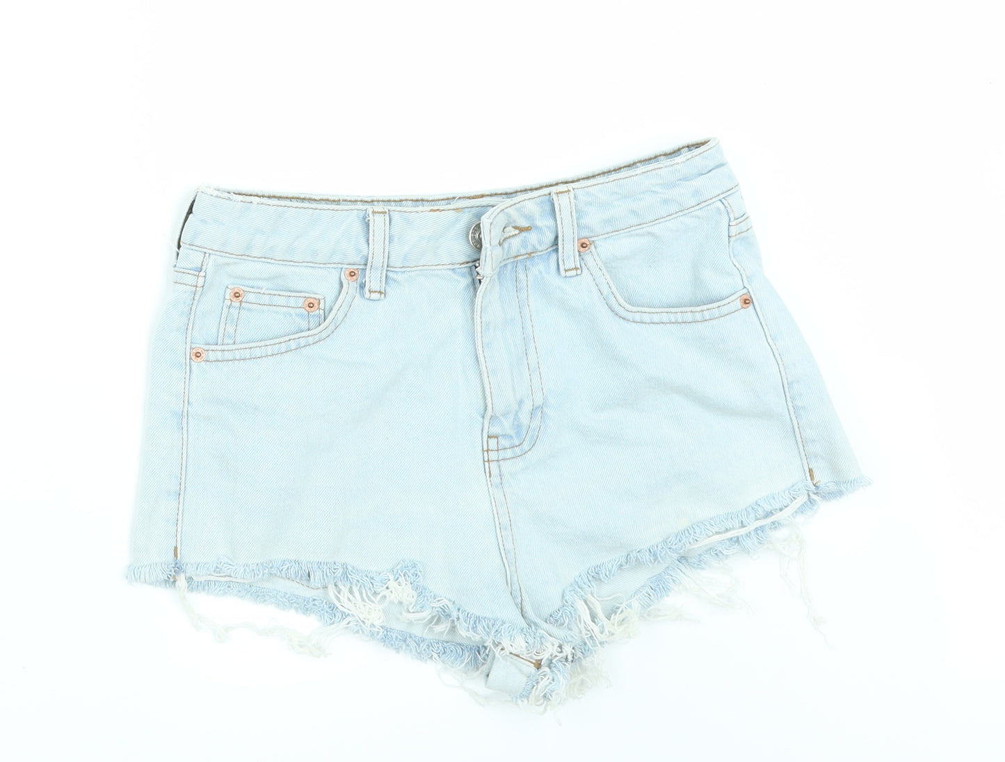 BDG Womens Black  Denim Hot Pants Shorts Size 26 in
