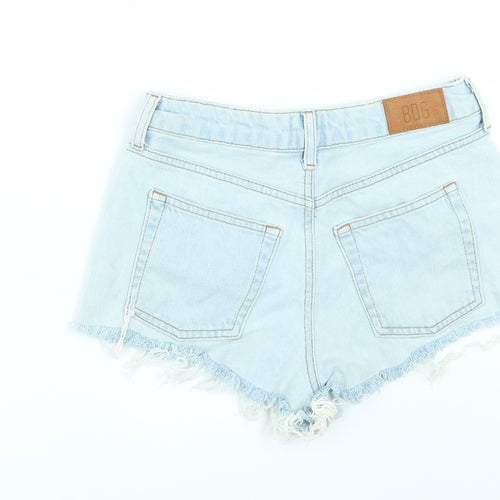 BDG Womens Black  Denim Hot Pants Shorts Size 26 in