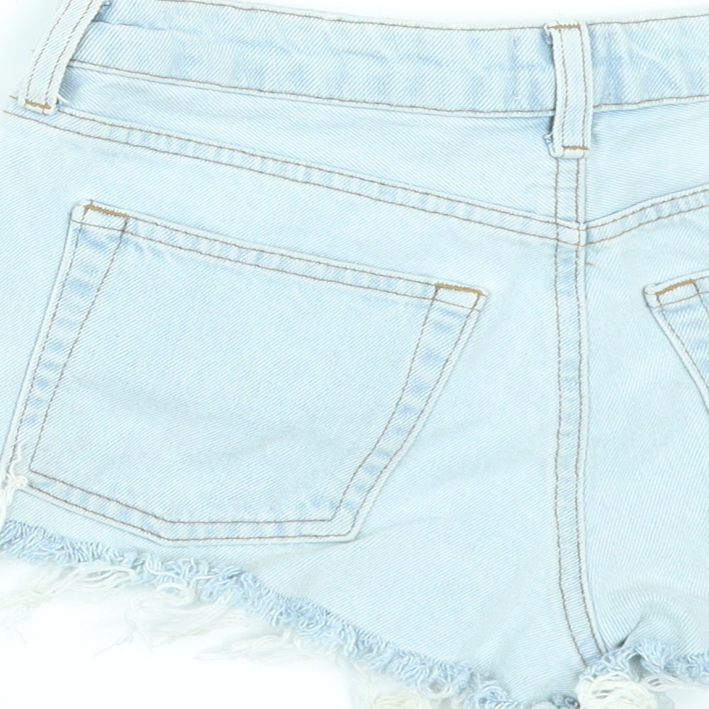BDG Womens Black  Denim Hot Pants Shorts Size 26 in