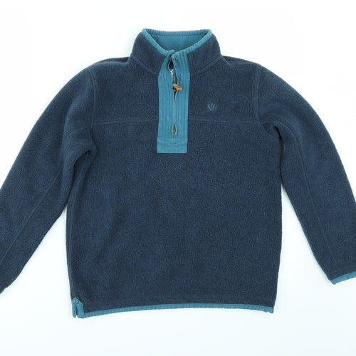 Fat Face Boys Blue  Fleece Jacket  Size 8-9 Years