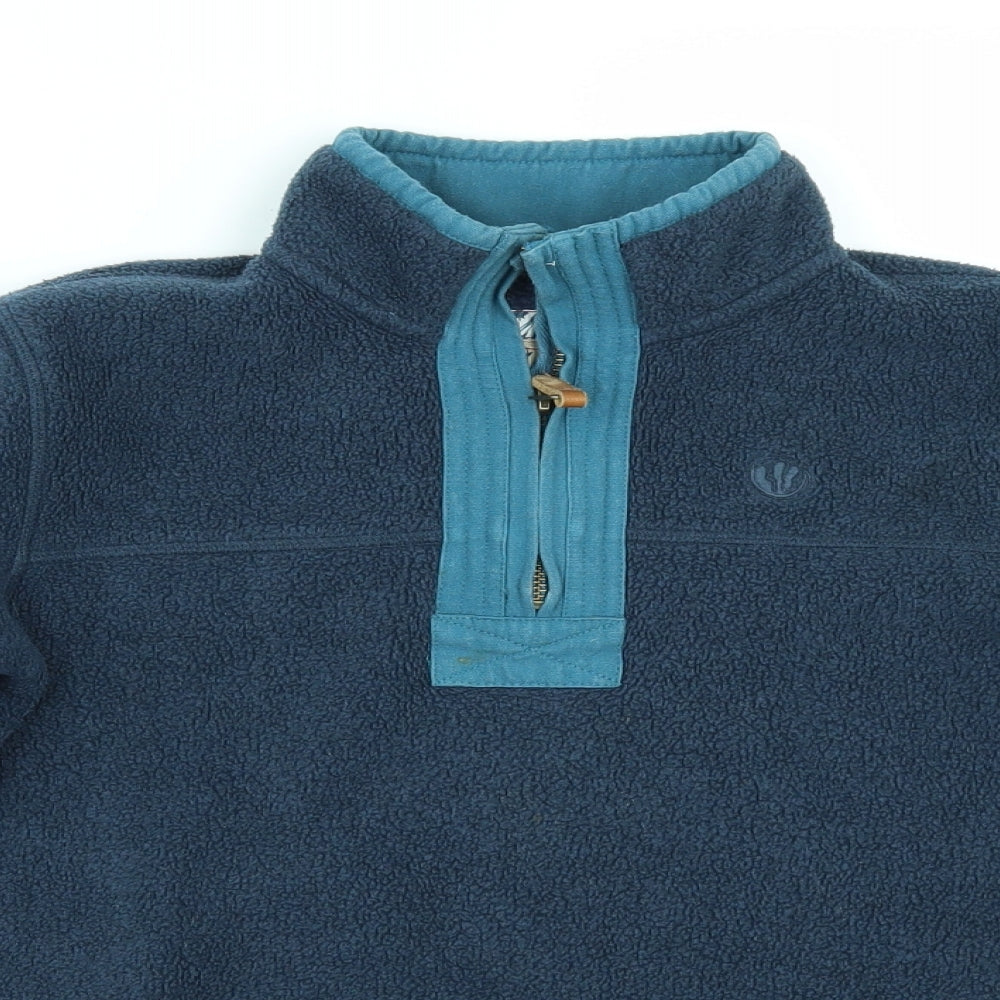 Fat Face Boys Blue  Fleece Jacket  Size 8-9 Years