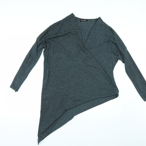 Select Womens Blue   Pullover Jumper Size 10  - Shaped hem