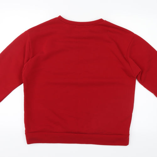 Eight paris Womens Red   Pullover Jumper Size M