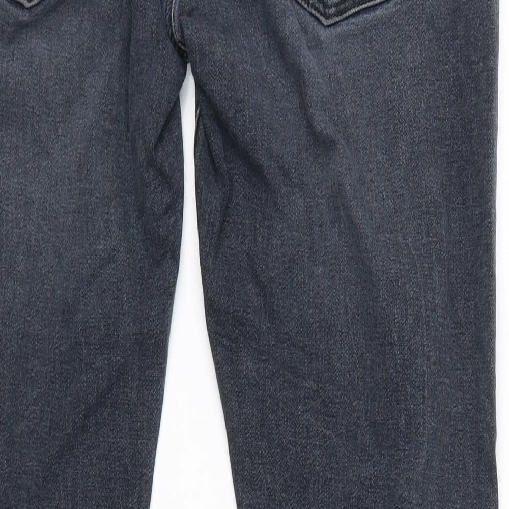 River Island Mens Grey  Denim Skinny Jeans Size 32 in L28 in