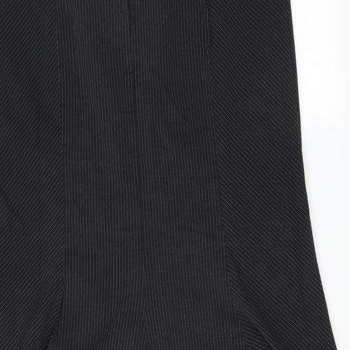 Evans Womens Black Striped  Trumpet Skirt Size 20
