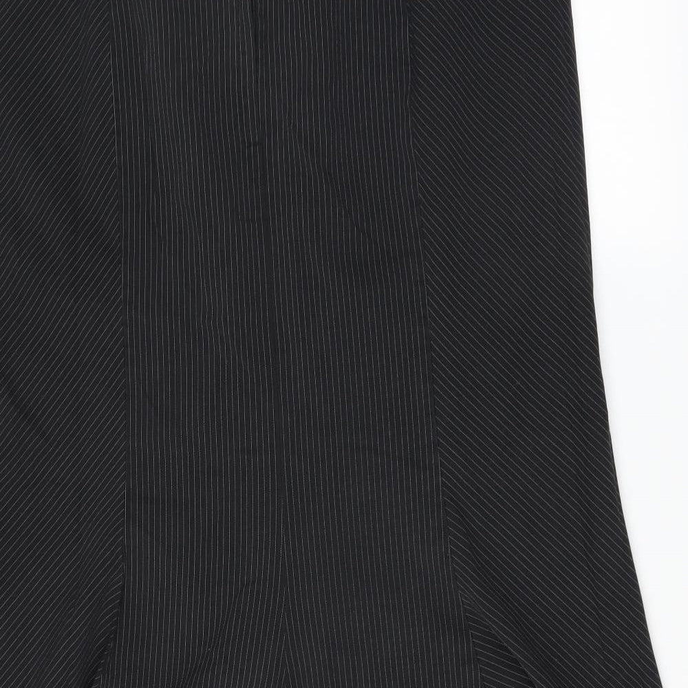 Evans Womens Black Striped  Trumpet Skirt Size 20