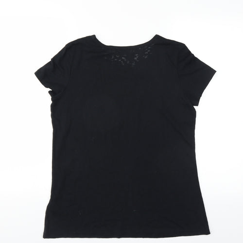 Sainsburys Womens Black   Basic T-Shirt Size 12