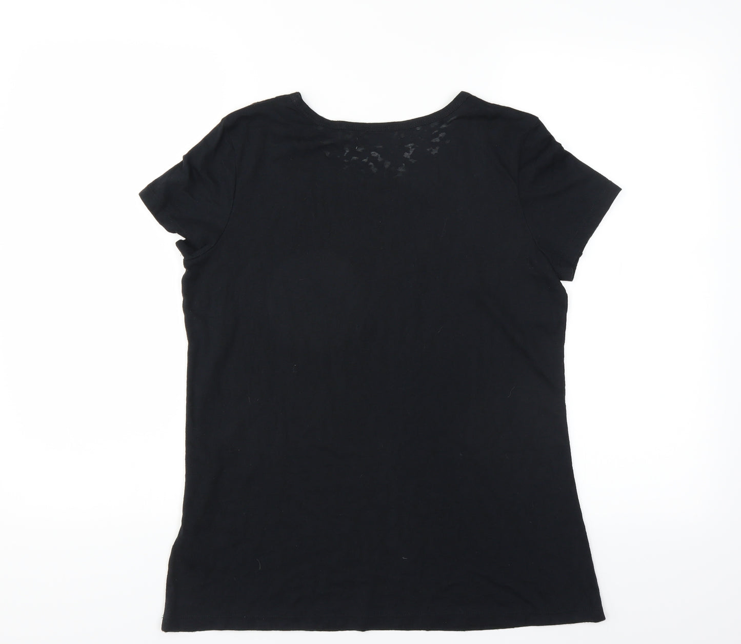 Sainsburys Womens Black   Basic T-Shirt Size 12