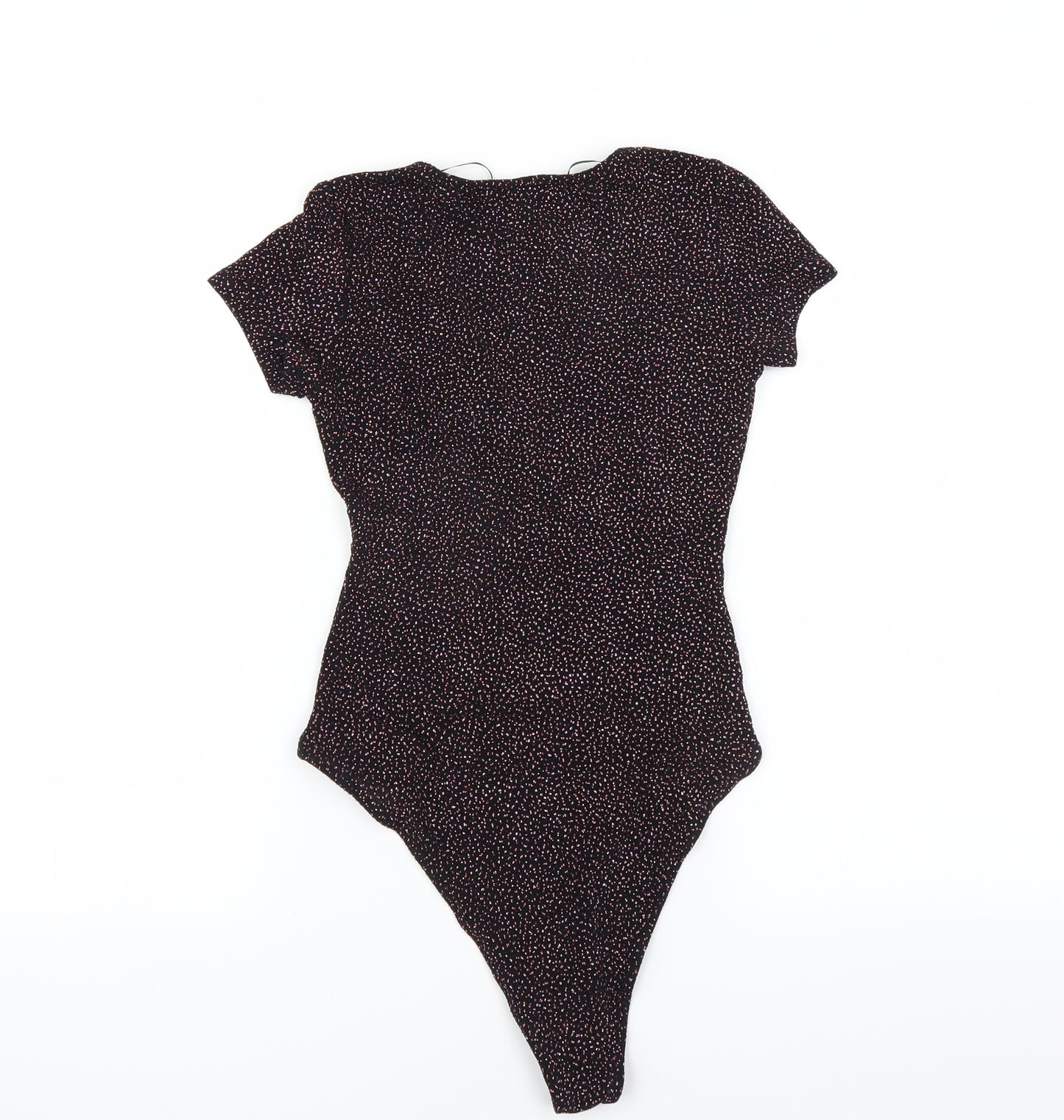 Primark Womens Black   Bodysuit One-Piece Size 6  - glittery