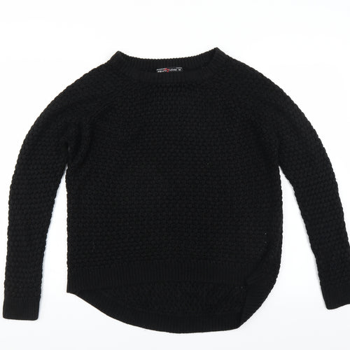 FB Sister Knitwear Womens Black   Pullover Jumper Size M