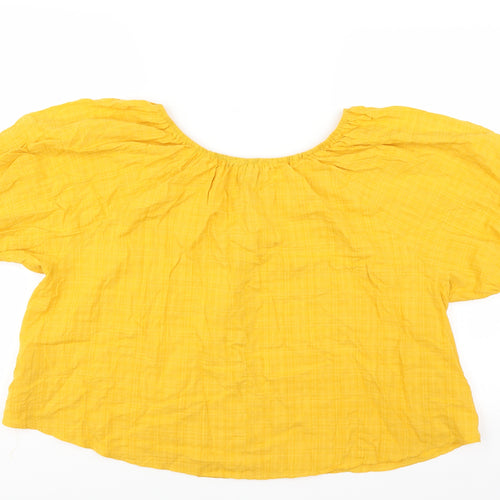 Primark Womens Yellow   Basic Blouse Size 12