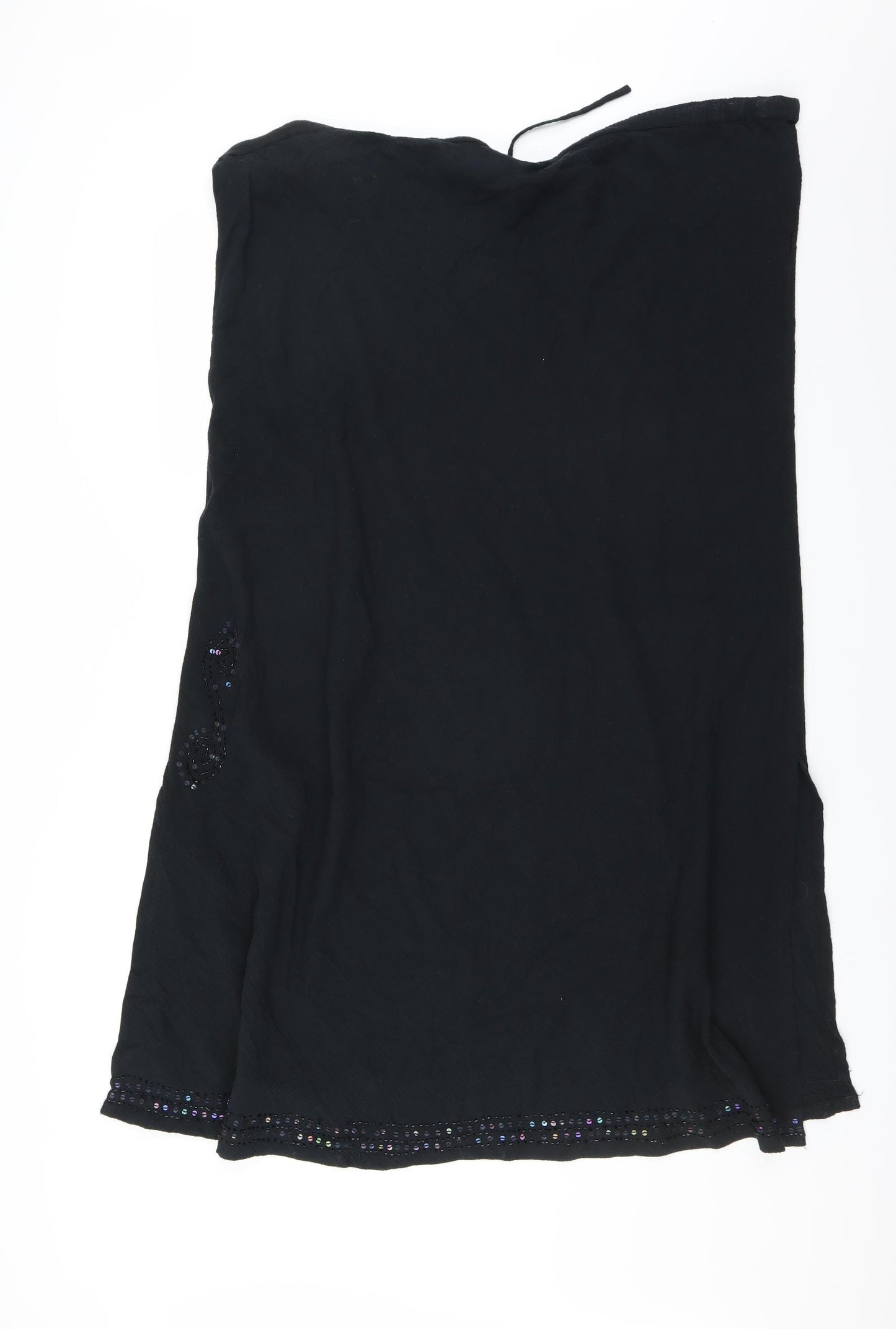 Ocean Club Womens Black   Maxi Skirt Size 18