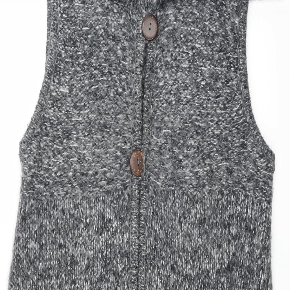 Primark Womens Grey   Cardigan Jumper Size 16