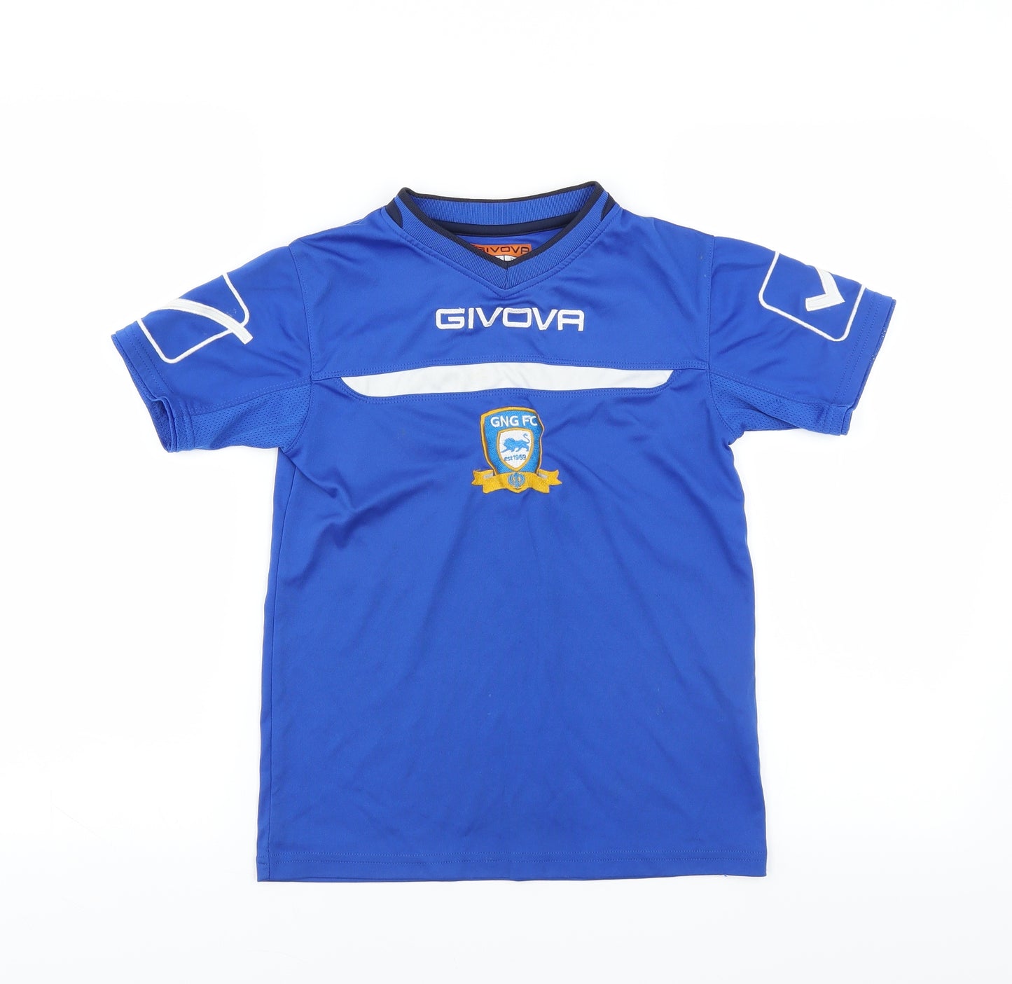 Givova Boys Blue   Basic T-Shirt Size 2XS