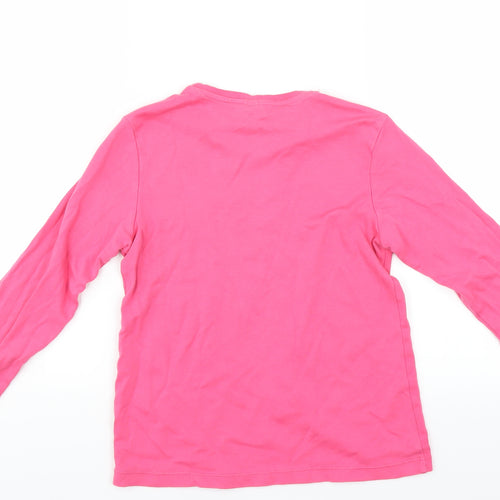 OVS Girls Pink   Basic T-Shirt Size 9-10 Years  - rabbit