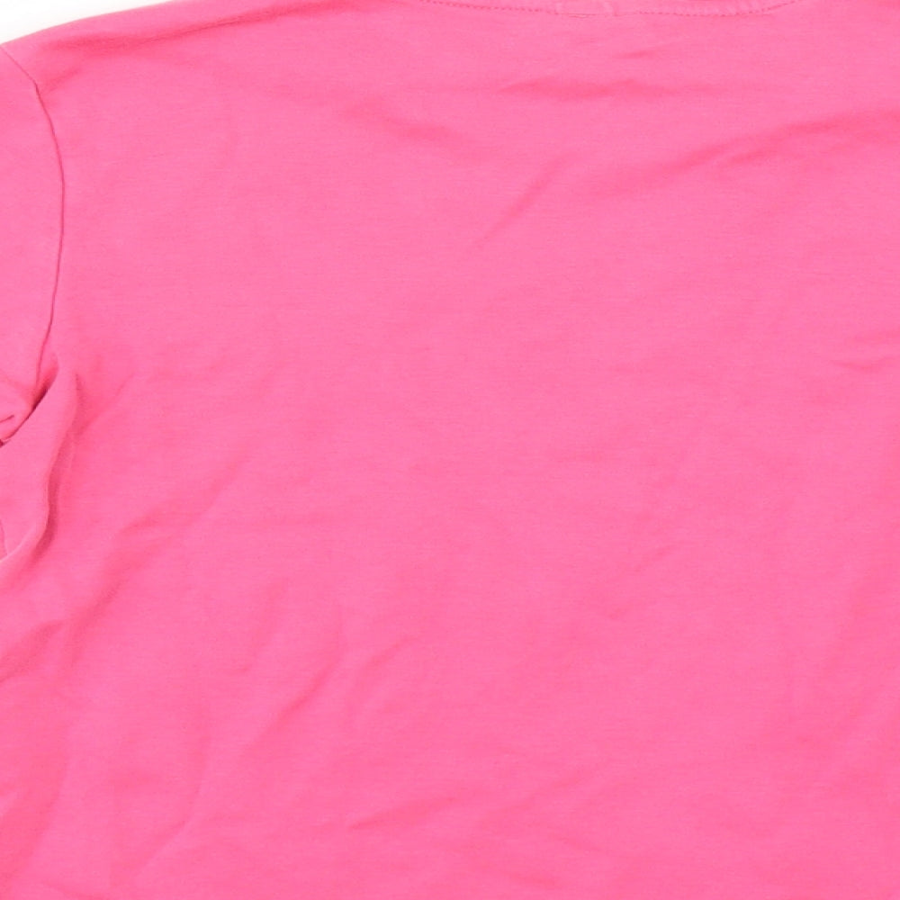 OVS Girls Pink   Basic T-Shirt Size 9-10 Years  - rabbit