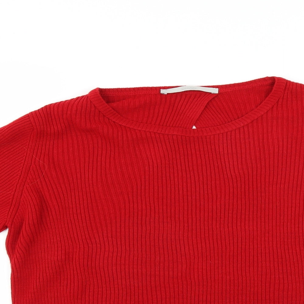 George Womens Red   Pullover Jumper Size 14