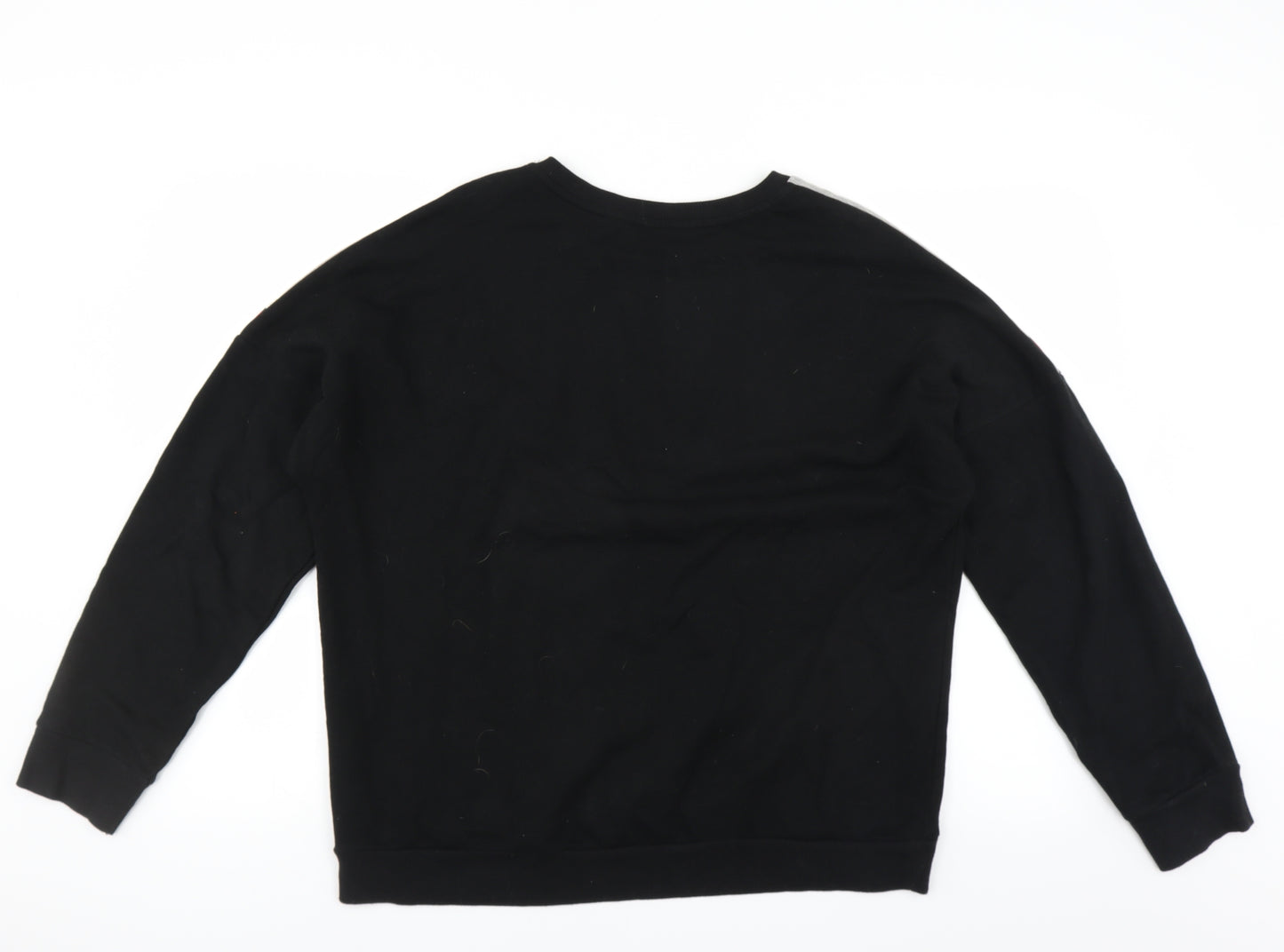 New Look Womens Black   Pullover Sweatshirt Size 16
