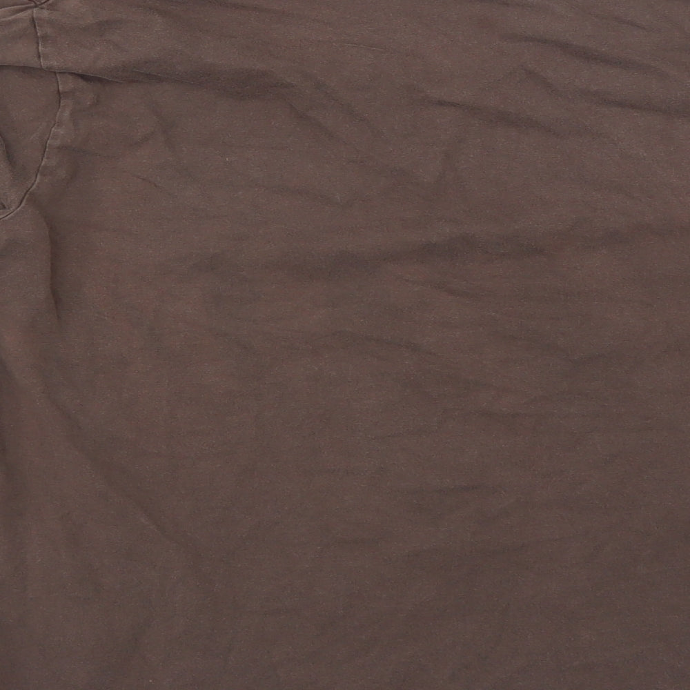 Cotton Traders Womens Brown   Basic T-Shirt Size 14