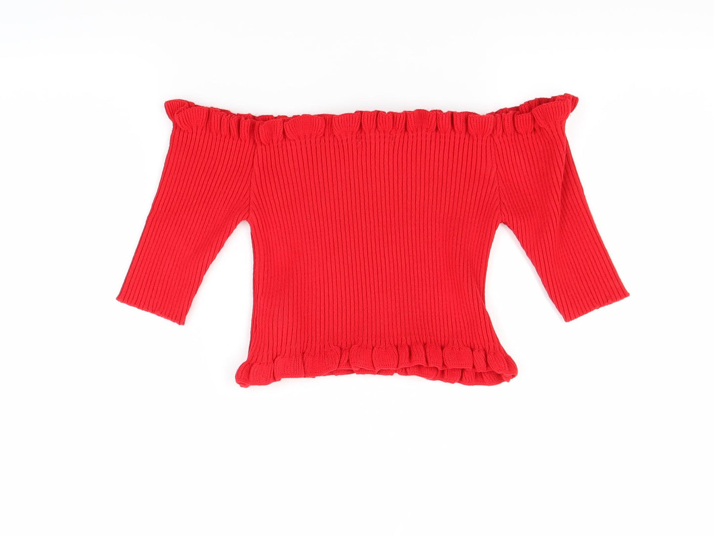 New Look Girls Red   Pullover Jumper Size 14 Years  - crop top