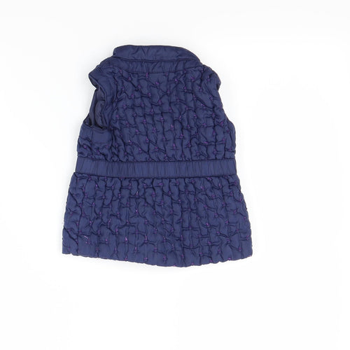 Tahari Girls Blue   Gilet Coat Size 18 Months